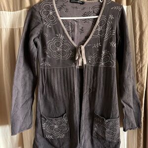 Gudrun Sjoden Taupe Textured Knit